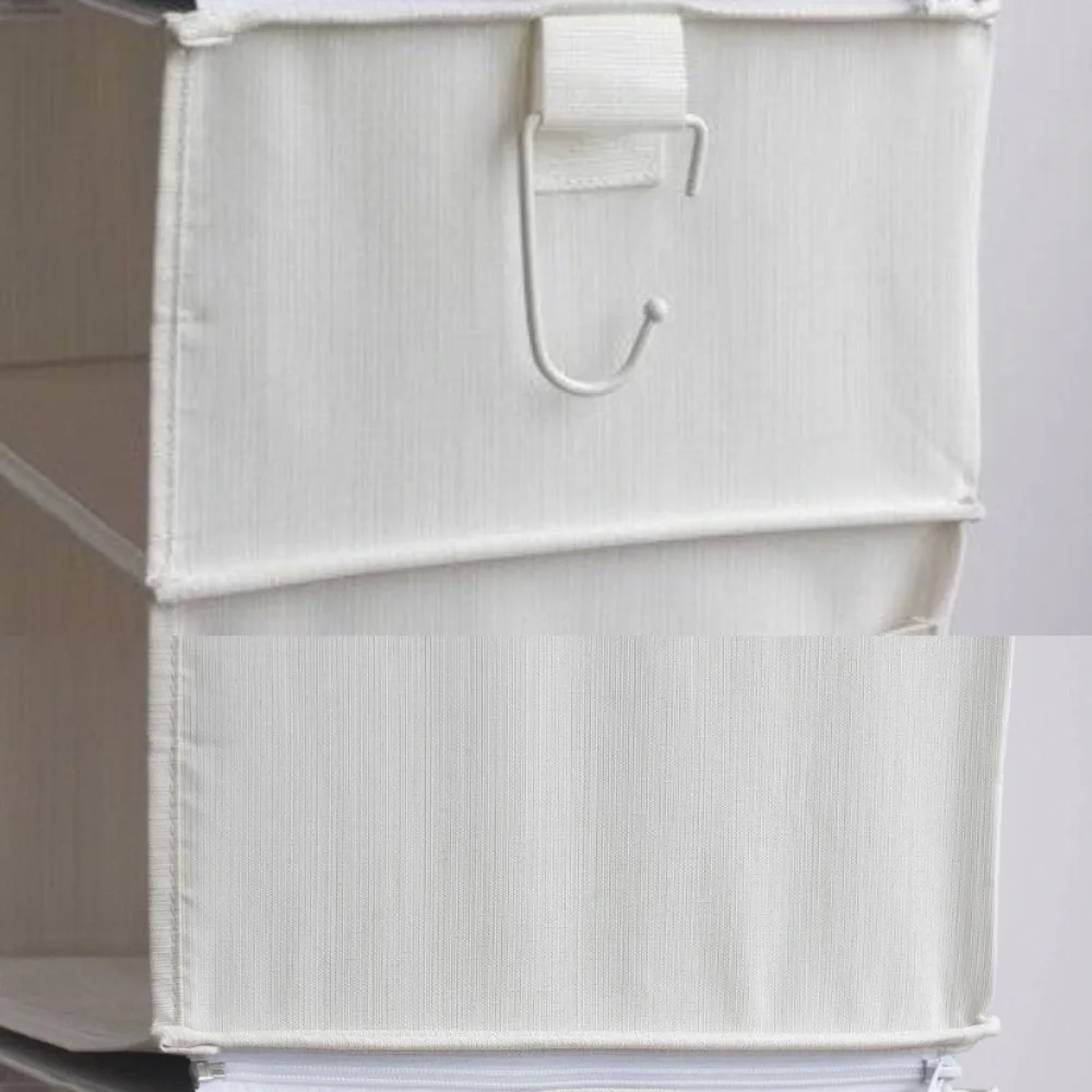 NEW We Think Storage 12x12x42 Cream Hanging Closet Organizer